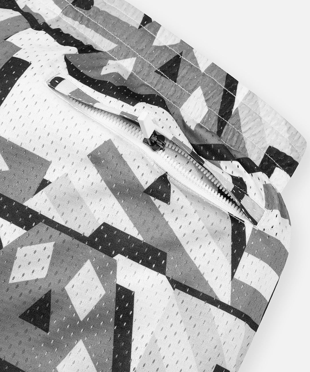 Diamonds And Stripes Mesh Short - Image 6