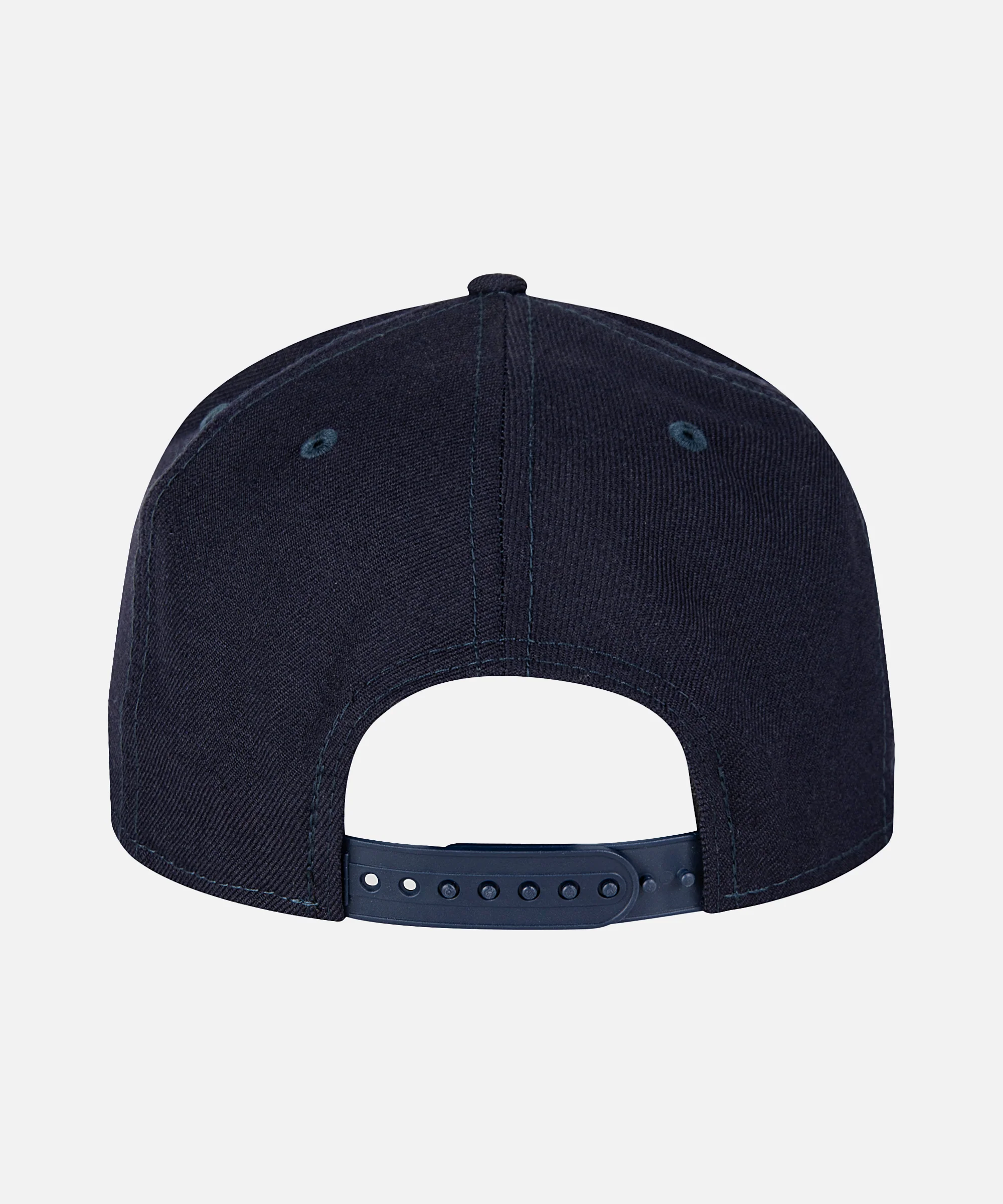 Navy Boy Crown Old School Snapback Hat - Image 3