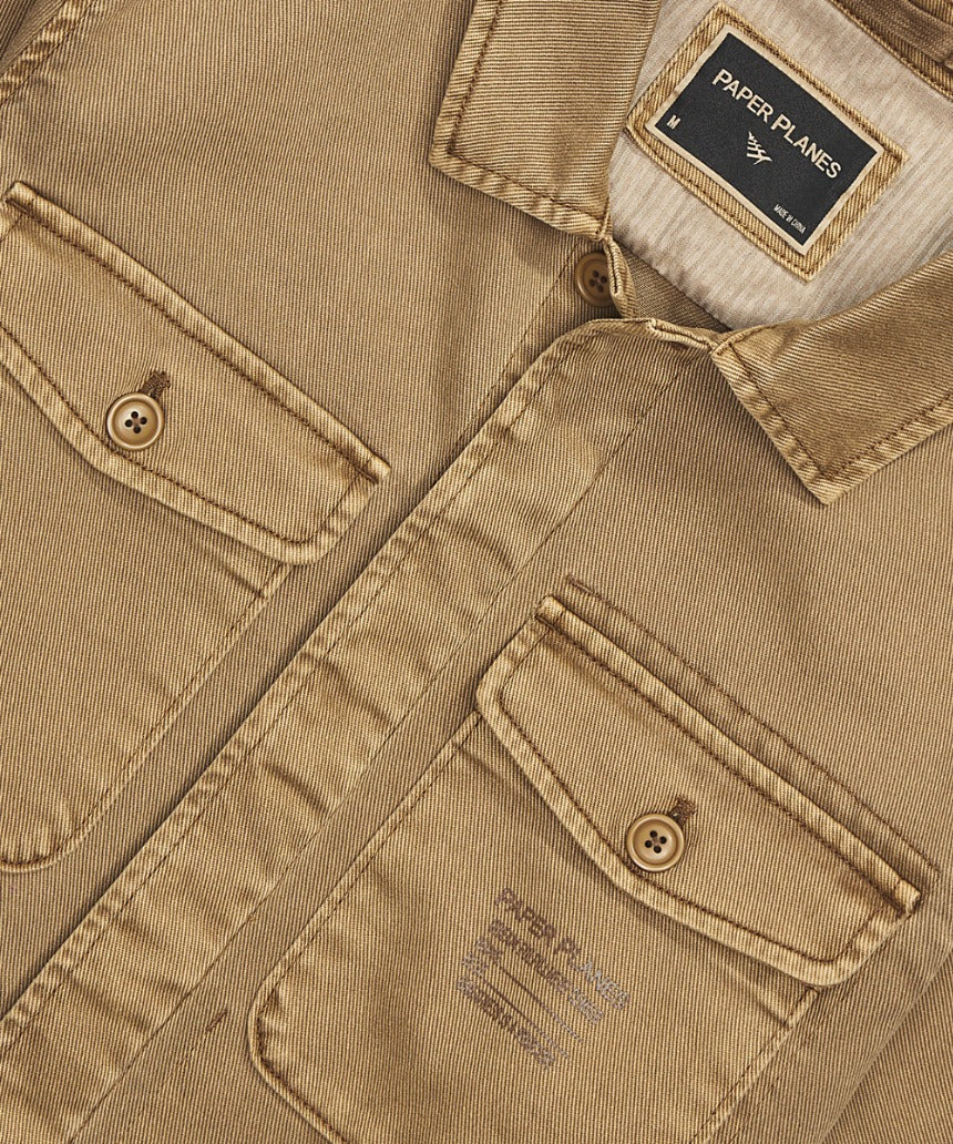 Planes Sandstone Cargo Jacket - Image 2