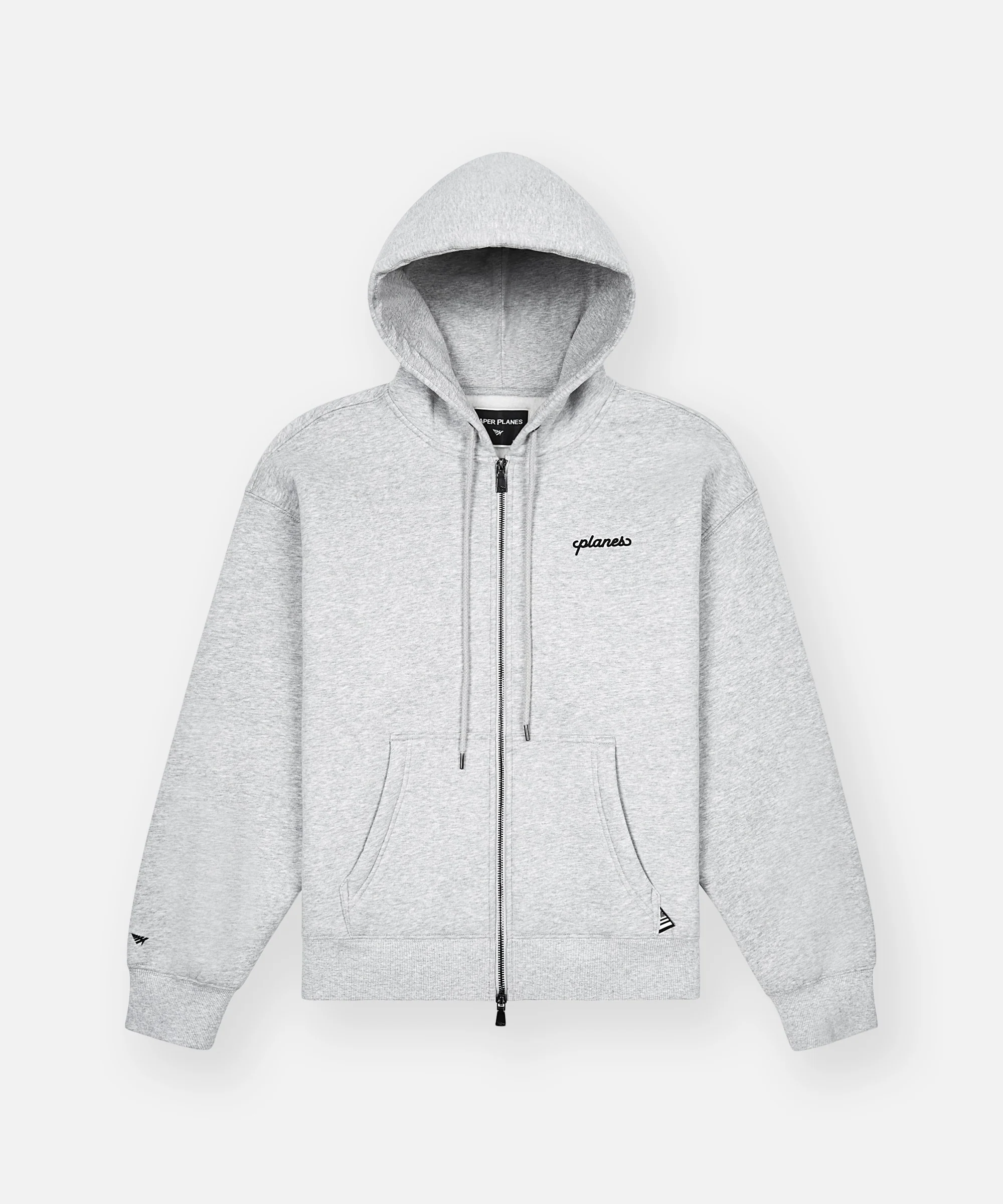 Planes Oversized Script Weld Zip Up Hoodie