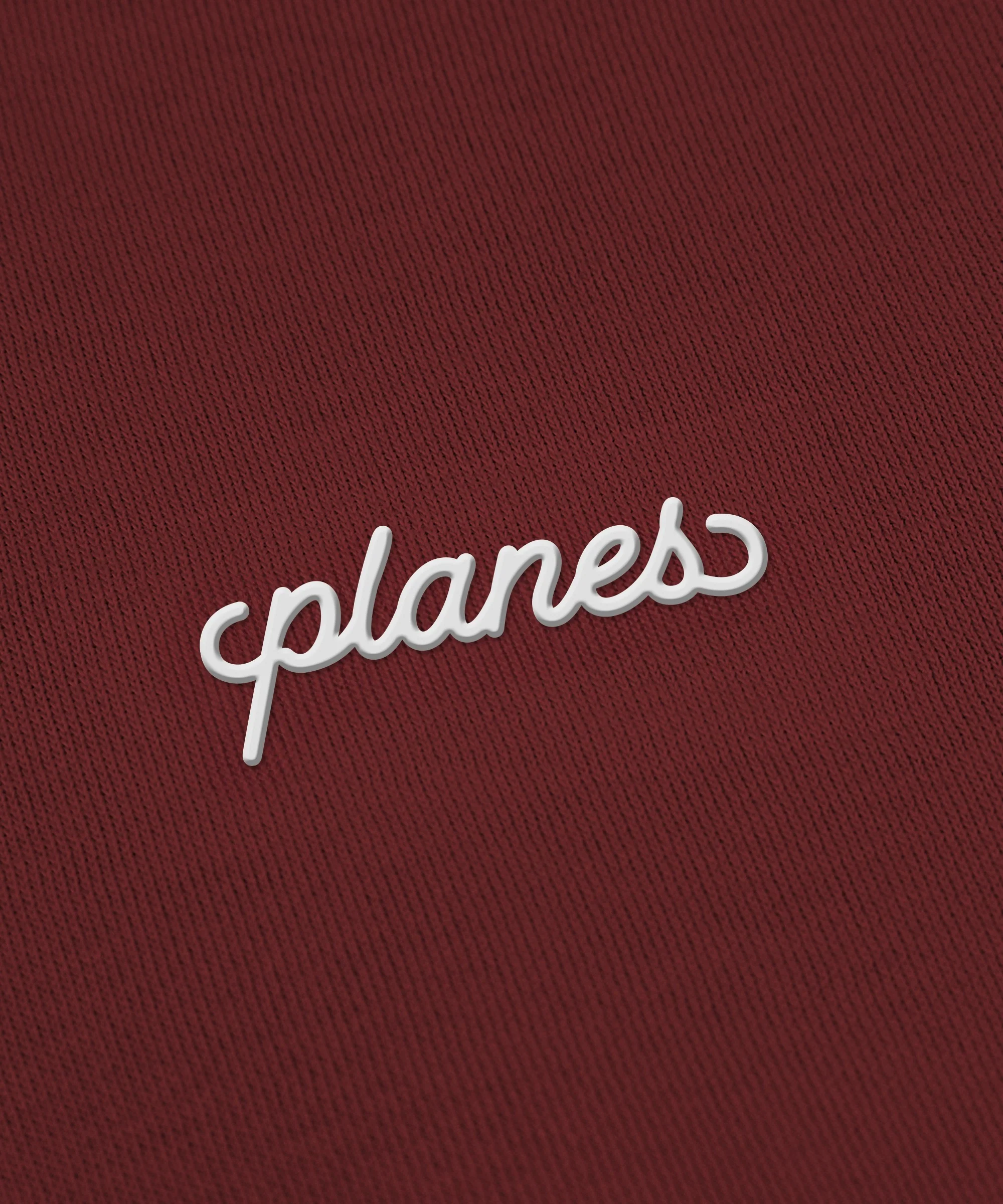 Planes Oversized Script Weld Zip Up Hoodie - Image 2