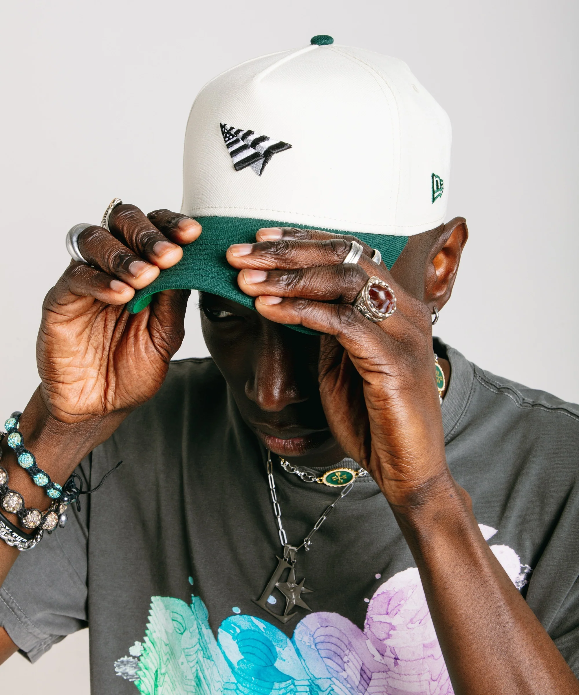 The B-Side Crown 9FORTY A-Frame Snapback Hat - Image 6