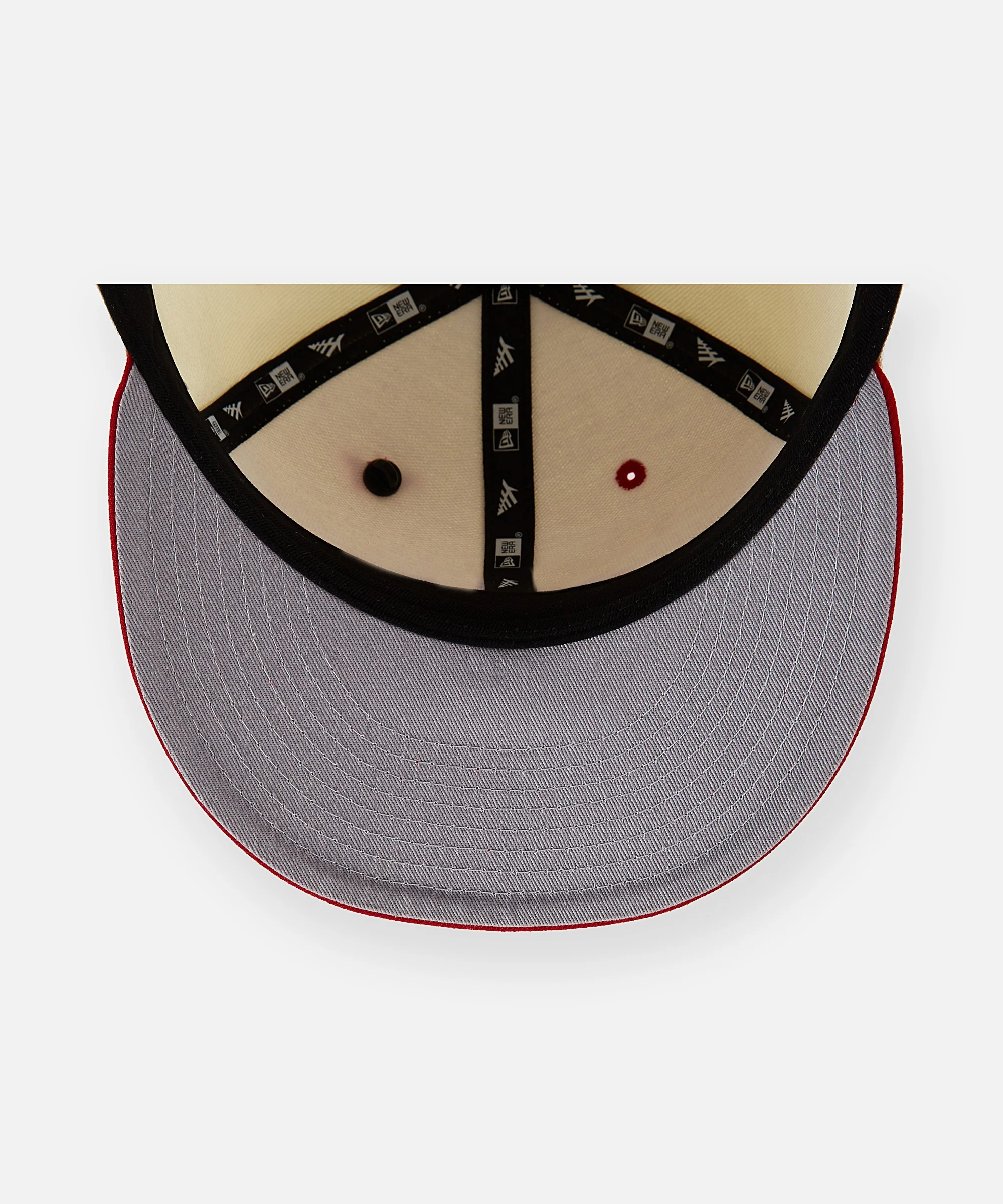 The Original Chrome White/Crimson 9Fifty Snapback Crown - Image 6