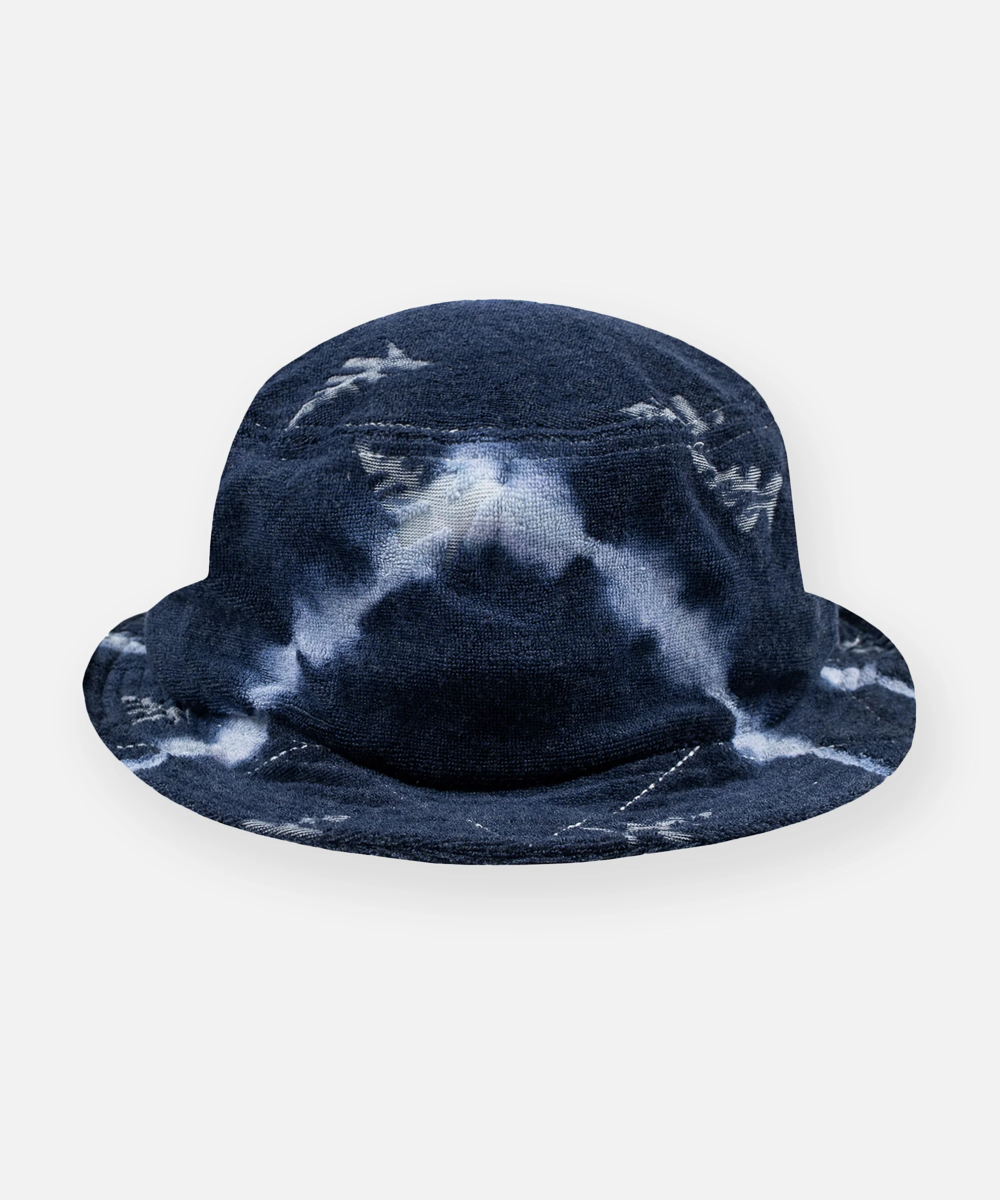 Tie Dye Jacquard Terry Cloth Bucket Hat